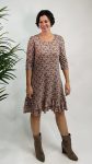 VESTIDO ESTAMPADO VOLANTES EN BAJO LILI DUDU COTTON W U 30