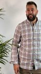 CAMISA CUADROS VIELA ALEGRE OTOÑO INVIERNO HOMBRE GENDIVE MORADO 44.99