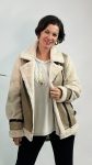 CHAQUETA MANGA Y CUELLO  BORREGUITO PARIS 02-09-2024 BEIGE 89.99